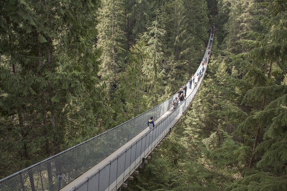 Puente suspendido de Capilano. Vancouver