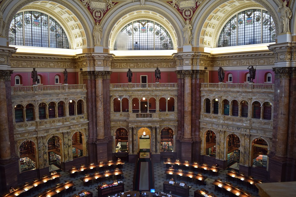 Interior Biblioteca del Congreso